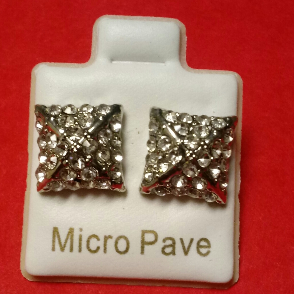 Micro Pave Earrings
